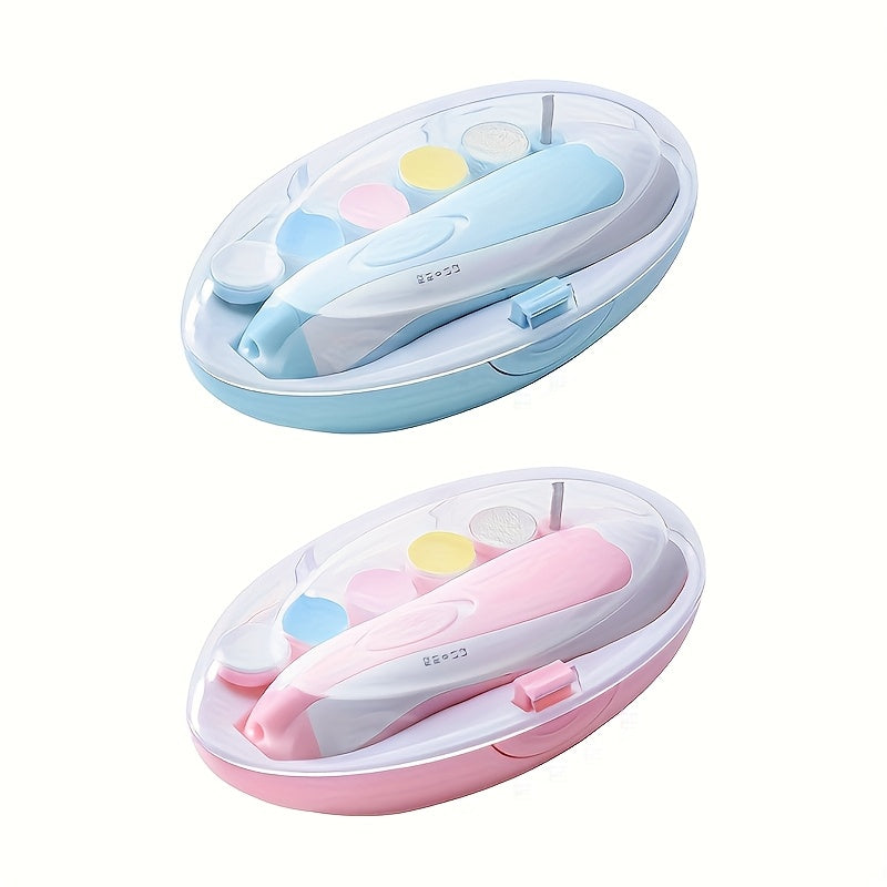 Baby Nail Trimmer UAE – Electric Safe Nail Clippers with LED Light &amp; 12-in-1 Grooming Kit for Newborns &amp; Toddlers