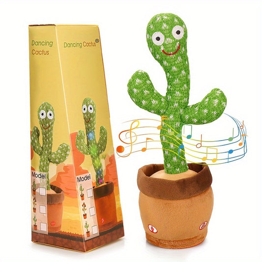 Dancing Talking Cactus Toy UAE | Singing, Mimicking & LED Light-Up Plush Gift for Kids