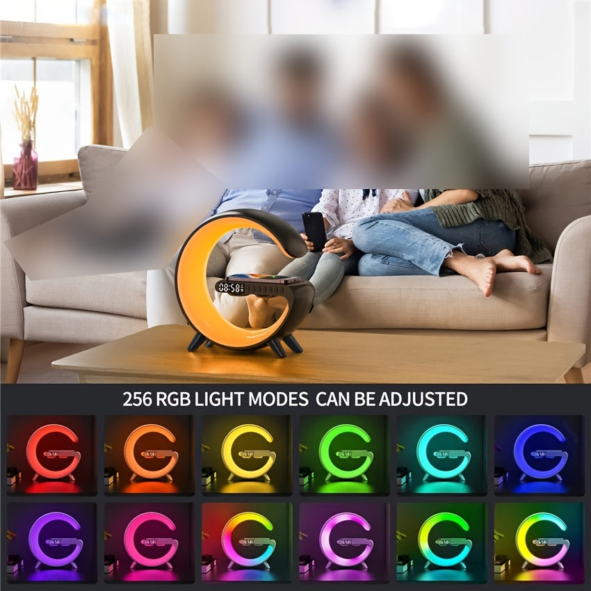 4-in-1 Wireless Charger & RGB Alarm Clock – UAE Bedside Essentials