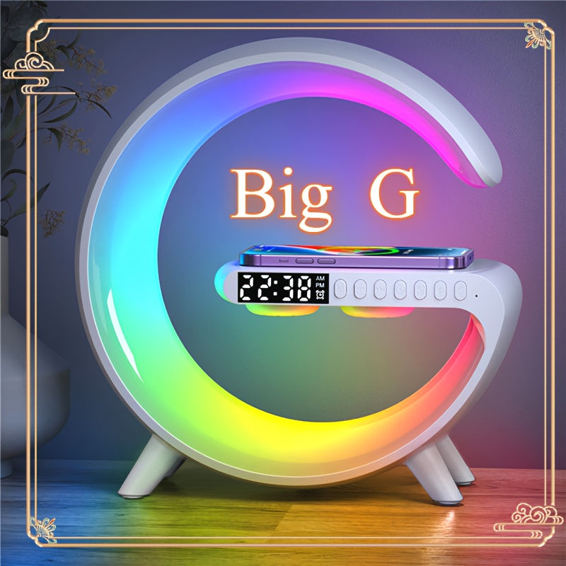 4-in-1 Wireless Charger & RGB Alarm Clock – UAE Bedside Essentials
