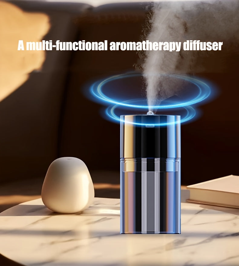 Smart Car Aroma Diffuser — Auto On-Off, Starry Mood Light & 3× Scent Modes