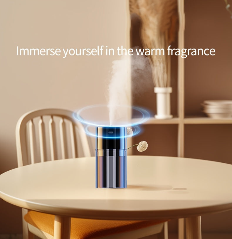 Smart Car Aroma Diffuser — Auto On-Off, Starry Mood Light & 3× Scent Modes