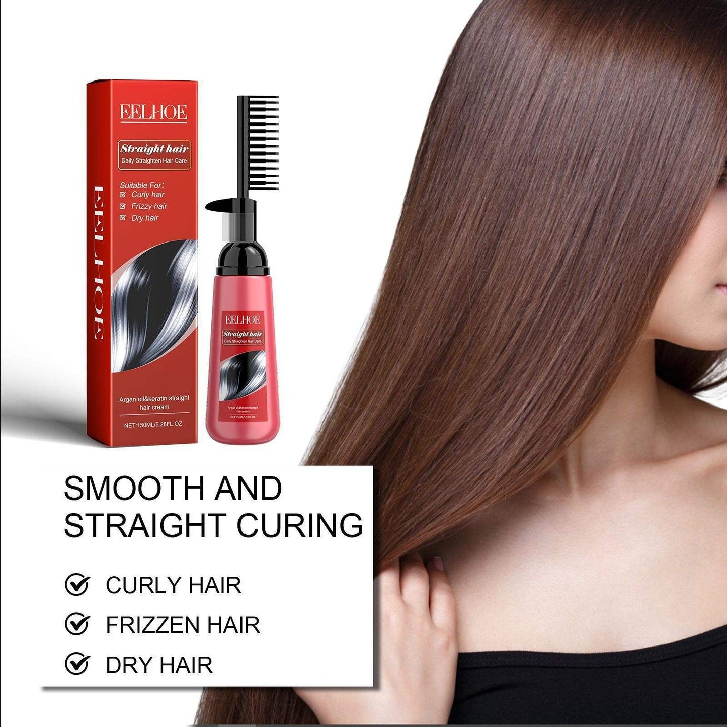Eelhoe Straight Hair Cream – 150ml
