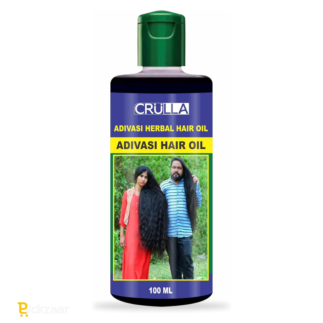 Adivasi Original Herbal Hair Oil for Hair Growth – Natural Ayurvedic Hair Fall Control Oil (100ml)