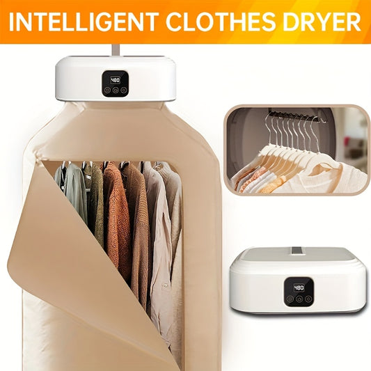 Foldable Portable Clothes Dryer | Fast 20-Min Drying, UV Sanitizing & Energy-Saving Mini Dryer for Apartments, Dorms, RVs & Travel