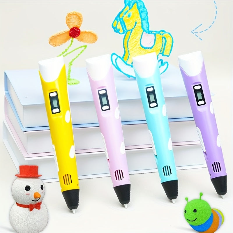 3D Printing Pen with LCD Screen | DIY Drawing & Craft Doodle Tool for Kids & Adults UAE