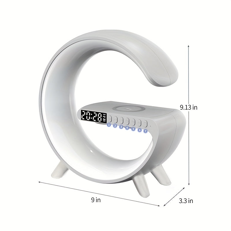 4-in-1 Wireless Charger & RGB Alarm Clock – UAE Bedside Essentials