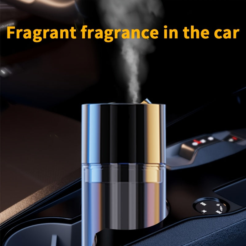 Smart Car Aroma Diffuser — Auto On-Off, Starry Mood Light & 3× Scent Modes