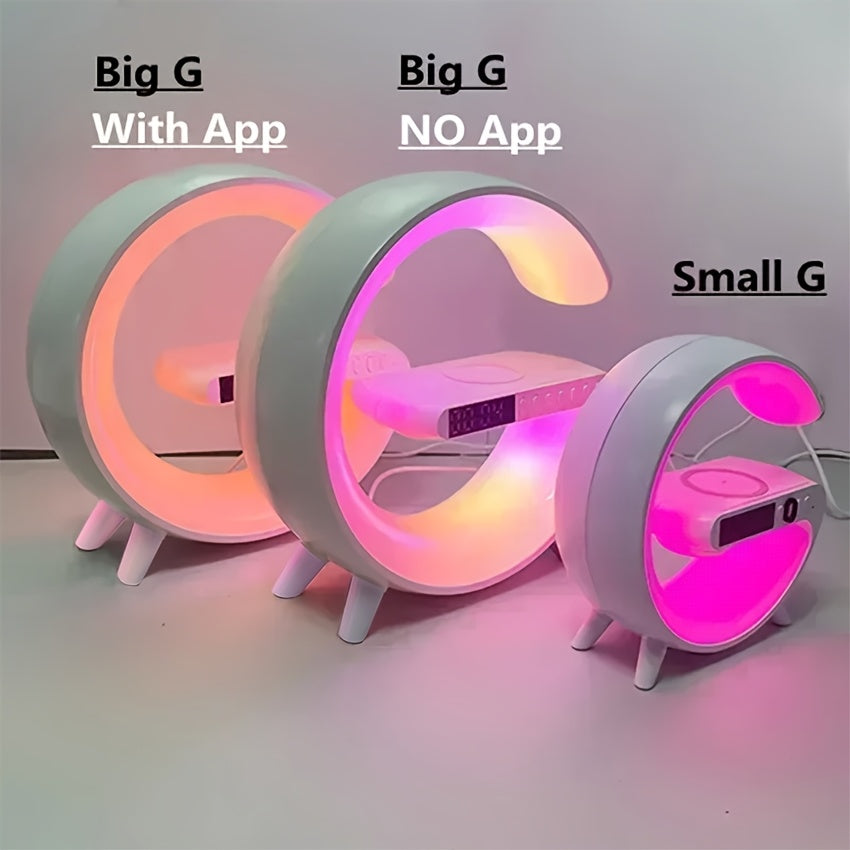 4-in-1 Wireless Charger & RGB Alarm Clock – UAE Bedside Essentials