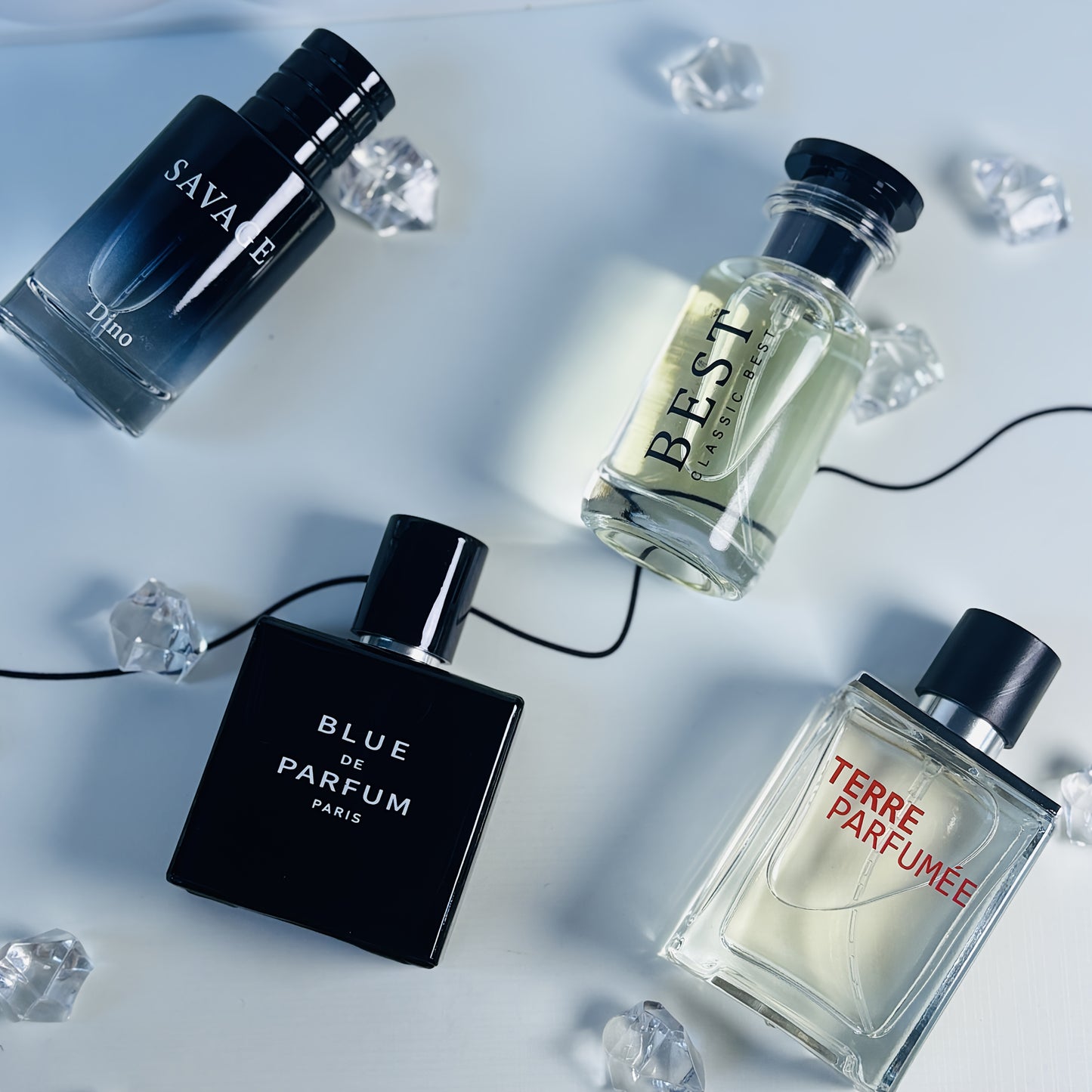 Luxury Men’s Perfume Gift Set 4×25ml | Boss, Channel, Terre & Blue – Long-Lasting & Travel Friendly