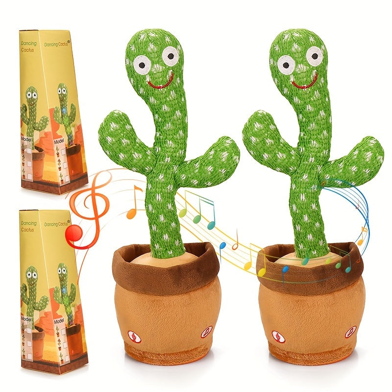 Dancing Talking Cactus Toy UAE | Singing, Mimicking & LED Light-Up Plush Gift for Kids
