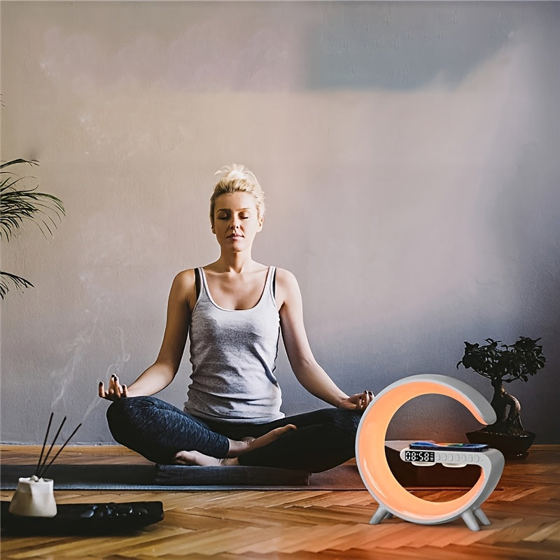 4-in-1 Wireless Charger & RGB Alarm Clock – UAE Bedside Essentials