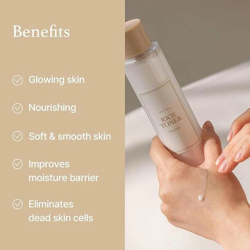 Rice Toner 150ml – Korean Brightening & Hydrating Toner for Dry, Sensitive Skin UAE