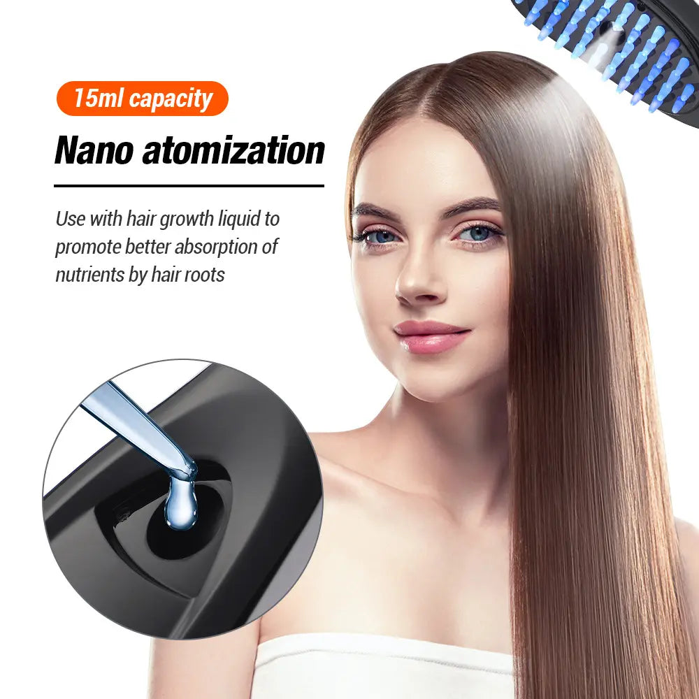 Scalp Massager for Hair Growth – 3-in-1 Light Therapy Comb