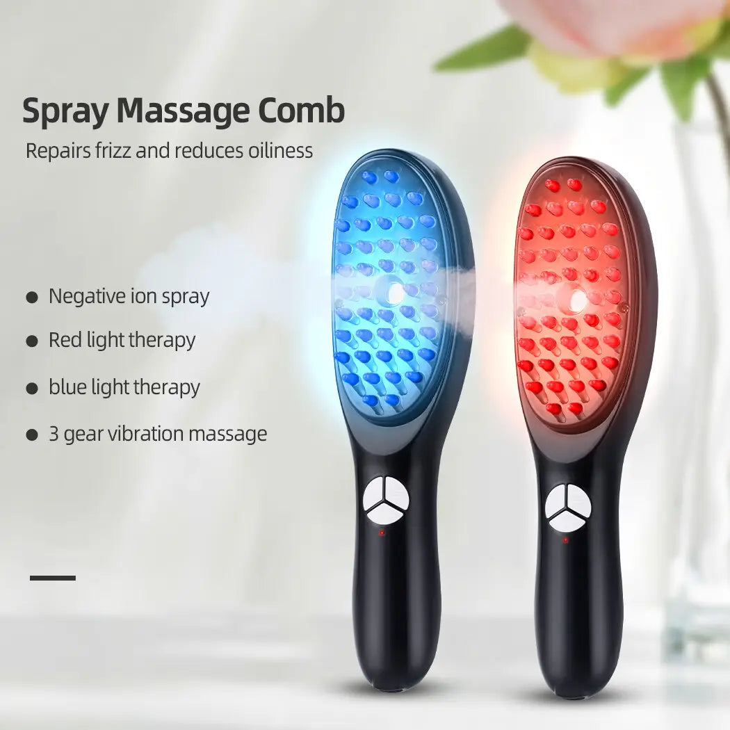 Scalp Massager for Hair Growth – 3-in-1 Light Therapy Comb