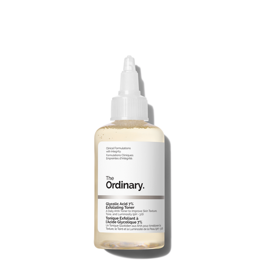 The Ordinary Glycolic Acid 7% Exfoliating Toner – 100ml Daily Glow-Boosting Toner for Smoother, Radiant Skin