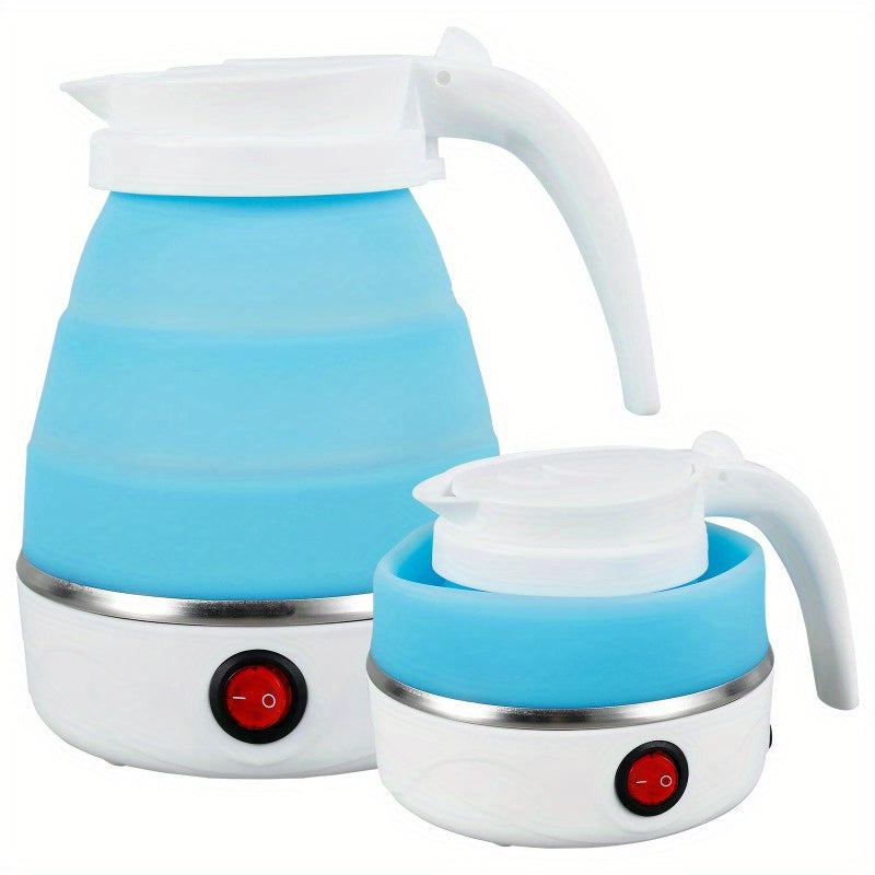 Portable Foldable Electric Kettle 600 ml – Quick-Boil Travel Kettle, Dual-Voltage