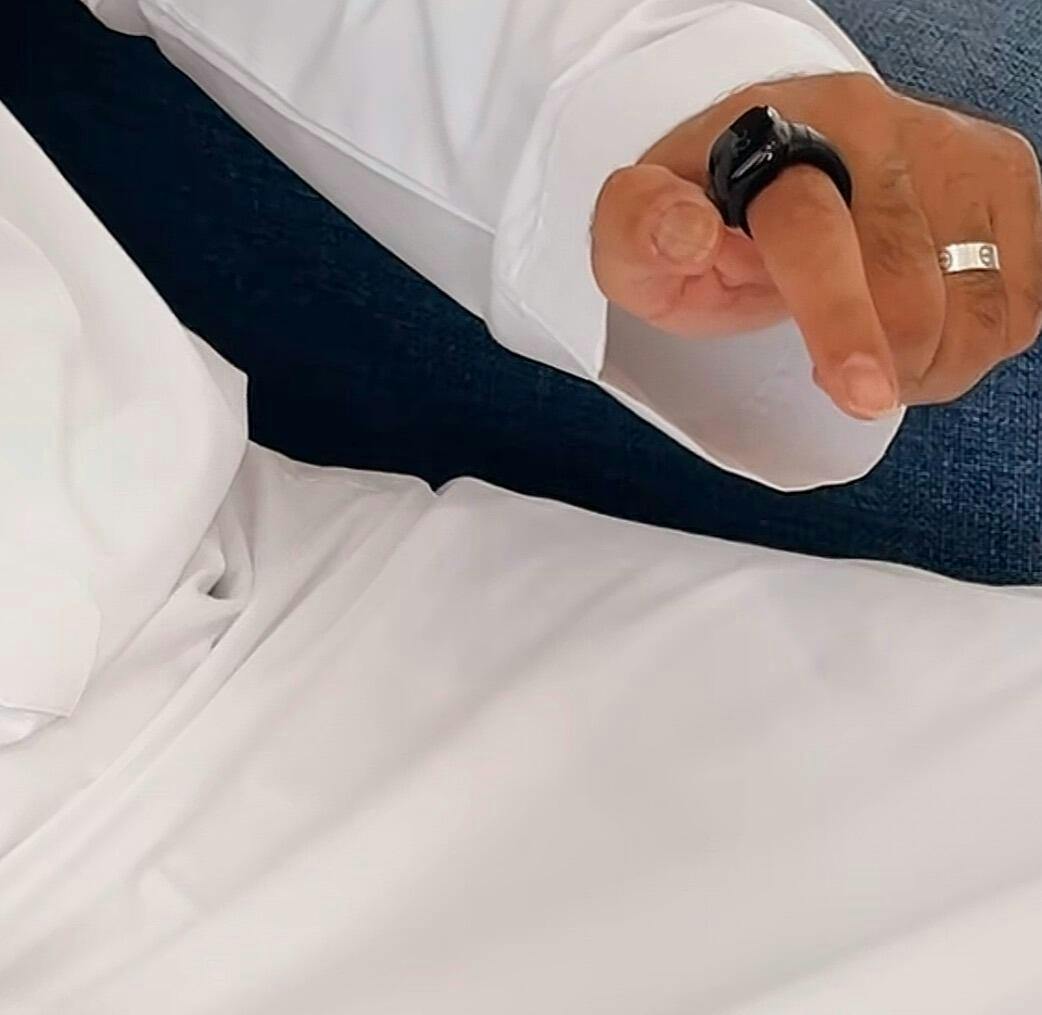 WESLAMIC Salam Smart Tasbih Ring – Digital Zikr Counter with OLED Display