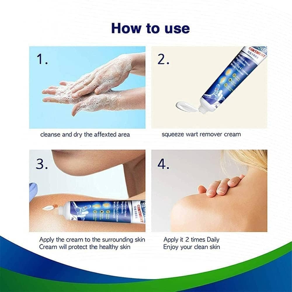 Wart Remover Ointment – Fast-Acting Wart & Skin Tag Removal Cream (20g)