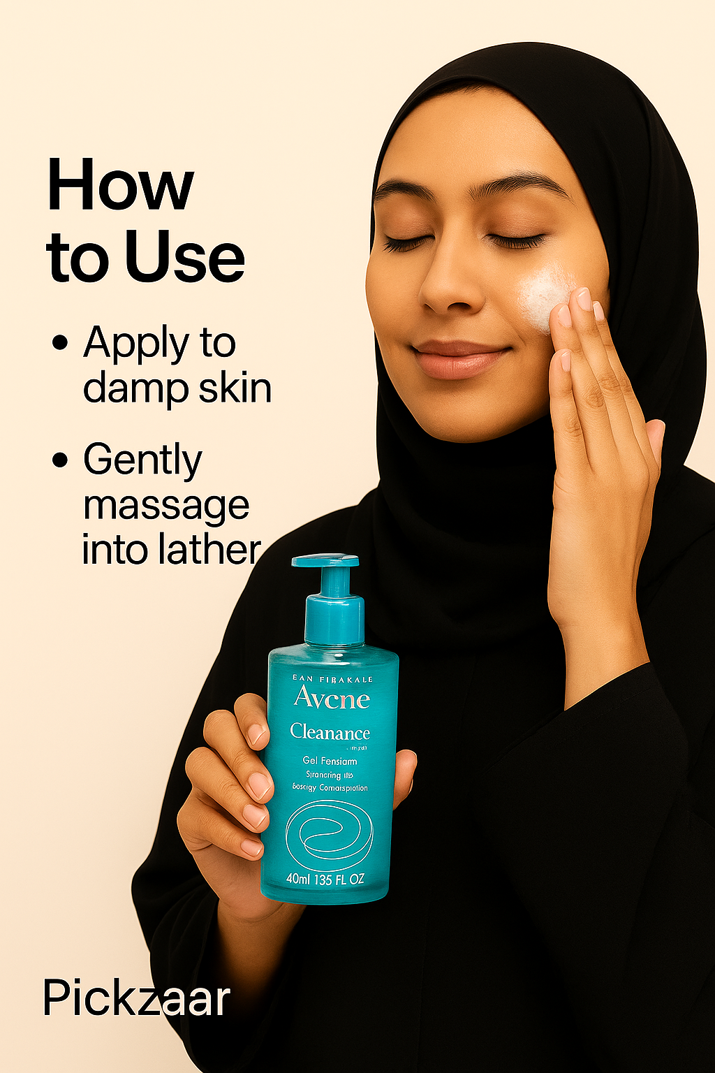 Avène Cleanance Cleansing Gel – Face & Body (400ml Value Size) Gentle Daily Cleanser for Oily, Blemish-Prone Skin