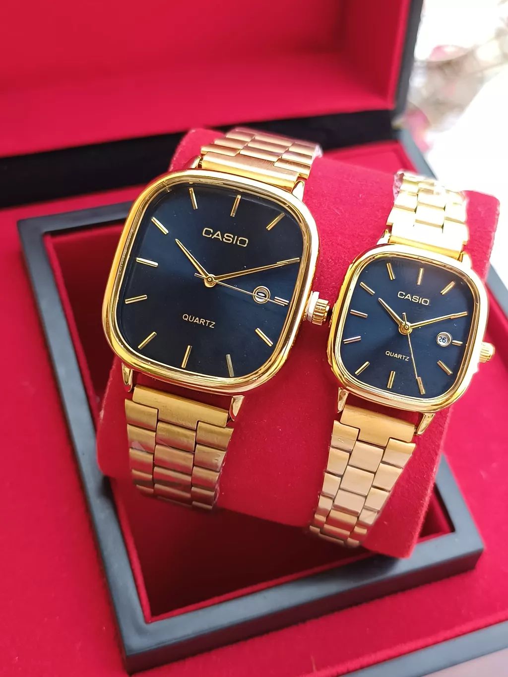 Casio Matching Couple Watch Set – Stylish His & Hers Timepieces UAE