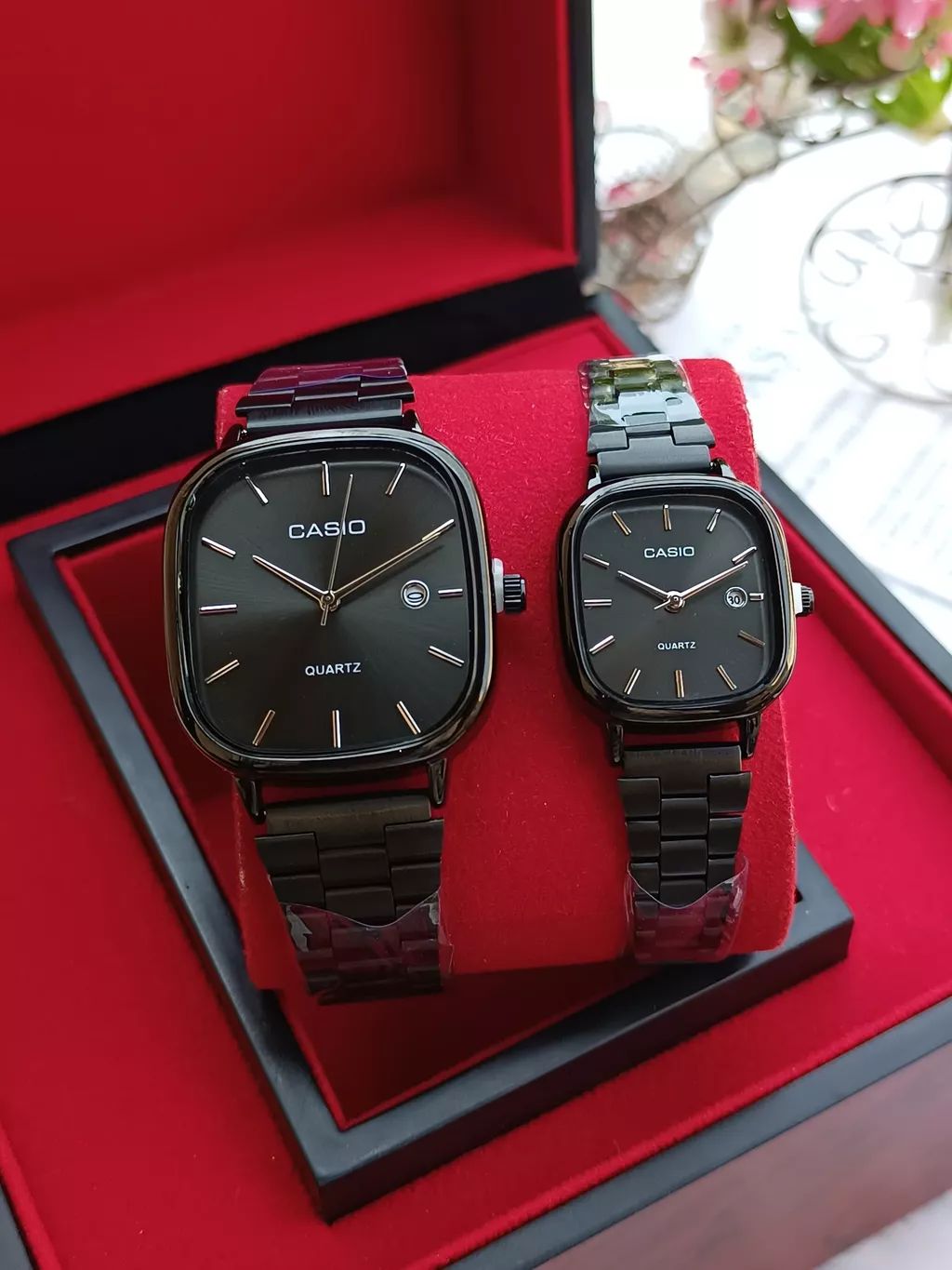 Casio Matching Couple Watch Set – Stylish His & Hers Timepieces UAE