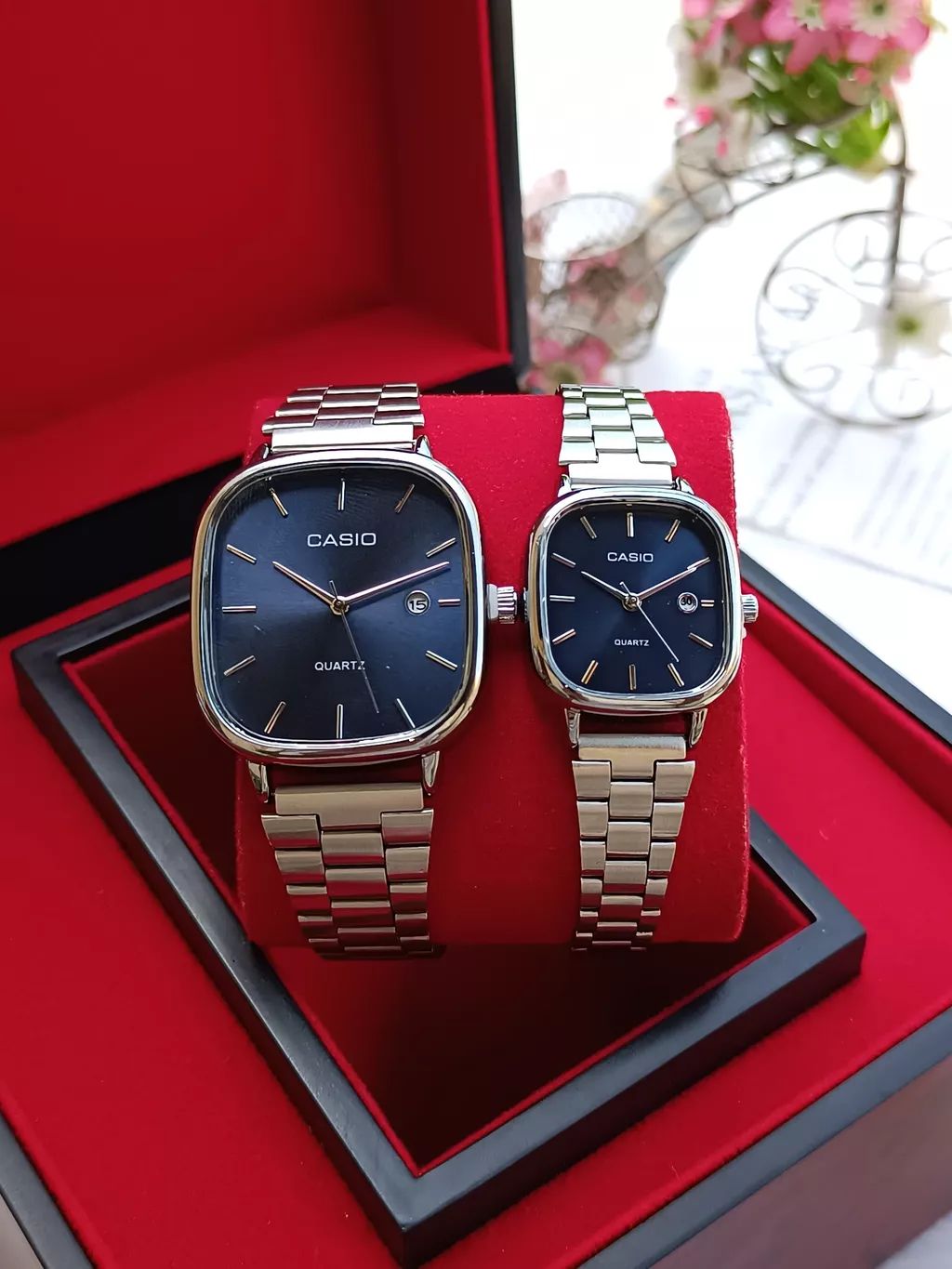 Casio Matching Couple Watch Set – Stylish His & Hers Timepieces UAE