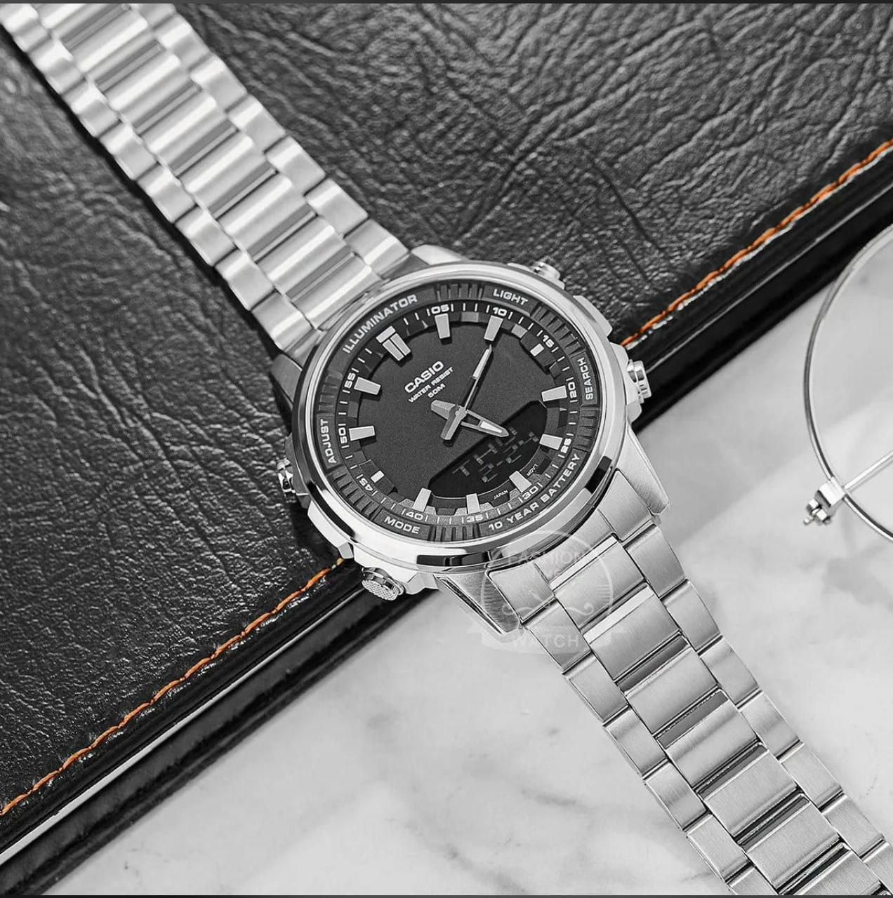 Casio AMW-880D Men’s Analog-Digital Watch | Dual Time & Water Resistant