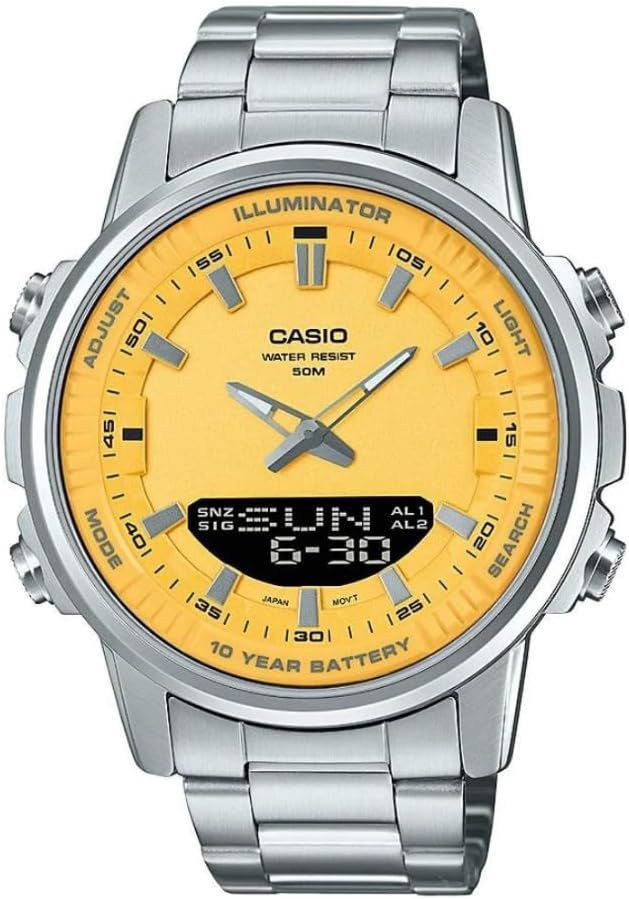Casio AMW-880D Men’s Analog-Digital Watch | Dual Time & Water Resistant