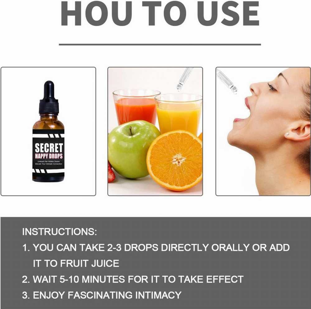 PleasurePeak Happy Drops for Women – Energy Boost & Sensual Vitality Oral Drops
