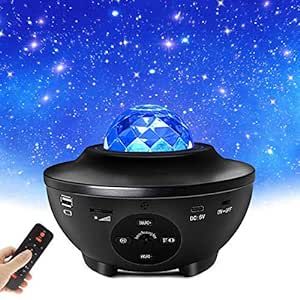 Galaxy Ocean Light Projector – 3-in-1 Star Night Lamp & Music Speaker