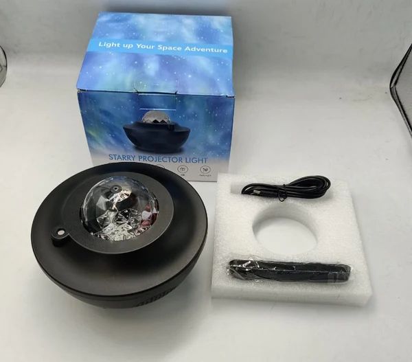 Galaxy Ocean Light Projector – 3-in-1 Star Night Lamp & Music Speaker