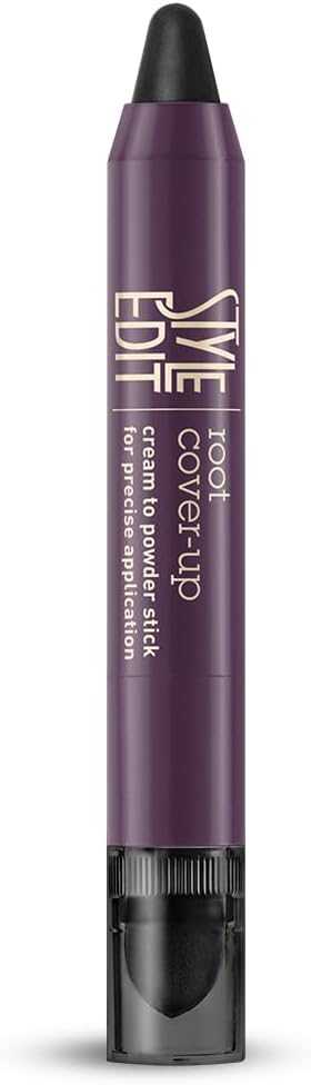 STYLE EDIT Root Cover Up Stick – Instant Gray Root Concealer Dark Brown