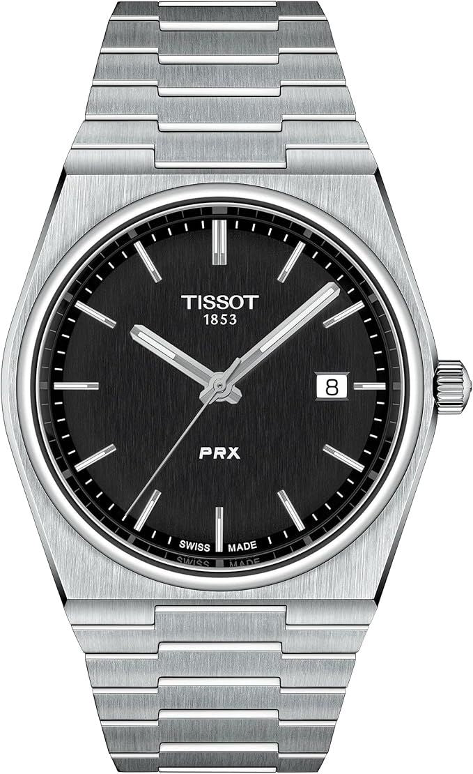 Tissot PRX 316L Stainless Steel Men’s Watch – Grey Dial | Swiss Quartz